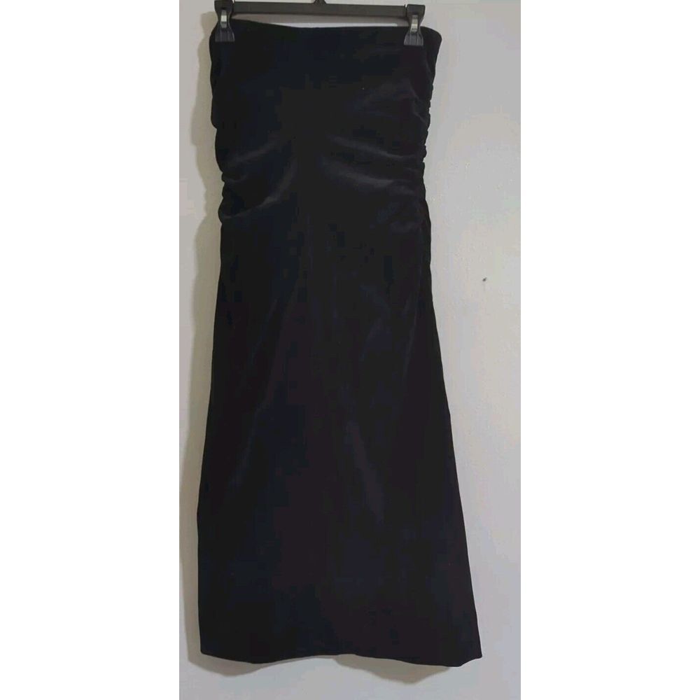 Elegant Theory Black Velvet‎ Dress size 4 Excellent Condition Made In The USA
